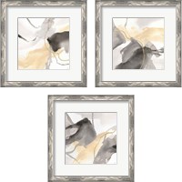 Framed 'Natural Ebony 3 Piece Framed Art Print Set' border=