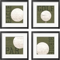Framed Golf Days 4 Piece Framed Art Print Set