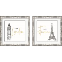 Framed 'I See 2 Piece Framed Art Print Set' border=