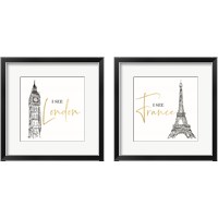 Framed 'I See 2 Piece Framed Art Print Set' border=