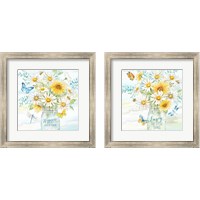 Framed Daisy Days 2 Piece Framed Art Print Set