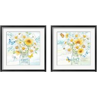 Framed Daisy Days 2 Piece Framed Art Print Set