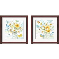 Framed Daisy Days 2 Piece Framed Art Print Set