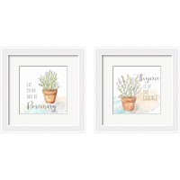 Framed 'Let it Grow 2 Piece Framed Art Print Set' border=