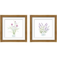 Framed 'Let it Grow 2 Piece Framed Art Print Set' border=