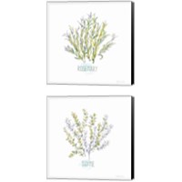 Framed 'Let it Grow 2 Piece Canvas Print Set' border=