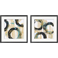 Framed Float In Blue  2 Piece Framed Art Print Set