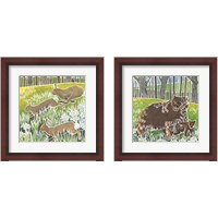 Framed 'Wild Woodland 2 Piece Framed Art Print Set' border=