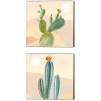 Framed 'Desert Greenhouse 2 Piece Canvas Print Set' border=