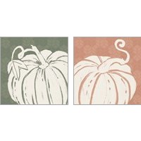 Framed Autumn Tones 2 Piece Art Print Set