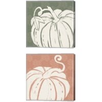 Framed 'Autumn Tones 2 Piece Canvas Print Set' border=
