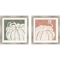 Framed 'Autumn Tones 2 Piece Framed Art Print Set' border=