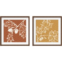 Framed 'Autumn Tones 2 Piece Framed Art Print Set' border=