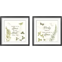 Framed Green Fields  2 Piece Framed Art Print Set