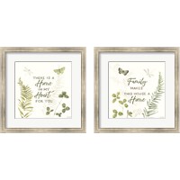 Framed Green Fields  2 Piece Framed Art Print Set