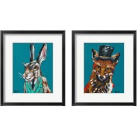 Framed 'Spy Animals 2 Piece Framed Art Print Set' border=