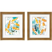 Framed Winter Koi 2 Piece Framed Art Print Set