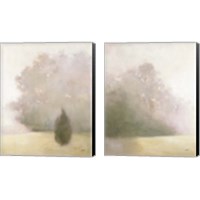 Framed 'Near Oaks 2 Piece Canvas Print Set' border=