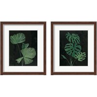 Framed 'Palm Botanical 2 Piece Framed Art Print Set' border=