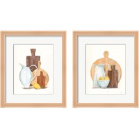 Framed 'Marnies Kitchen 2 Piece Framed Art Print Set' border=