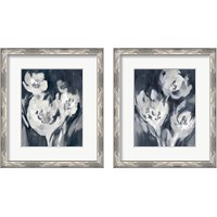 Framed 'White Fairy Tale Floral 2 Piece Framed Art Print Set' border=
