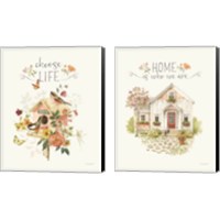 Framed 'Blessed by Nature  2 Piece Canvas Print Set' border=