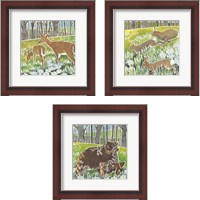 Framed Wild Woodland 3 Piece Framed Art Print Set