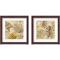 Framed Palm Festoon Gold 2 Piece Framed Art Print Set