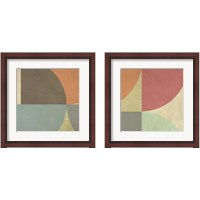 Framed 'Supergraphics  2 Piece Framed Art Print Set' border=