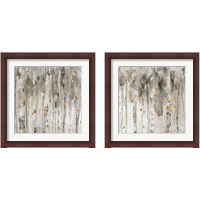 Framed 'Autumn Blaze Forest 2 Piece Framed Art Print Set' border=