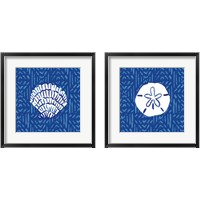 Framed 'Salty Waves 2 Piece Framed Art Print Set' border=