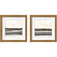 Framed Natural Stripes 2 Piece Framed Art Print Set