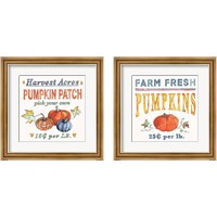 Framed Fall Flair 2 Piece Framed Art Print Set