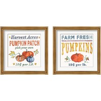 Framed Fall Flair 2 Piece Framed Art Print Set