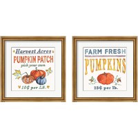 Framed Fall Flair 2 Piece Framed Art Print Set