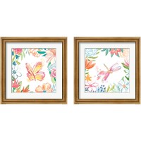 Framed Flower Fun 2 Piece Framed Art Print Set