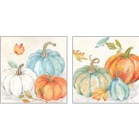 Framed Pumpkin Patch 2 Piece Art Print Set