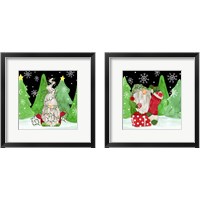 Framed Gnome for Christmas 2 Piece Framed Art Print Set