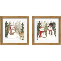 Framed Christmas in the Woods 2 Piece Framed Art Print Set