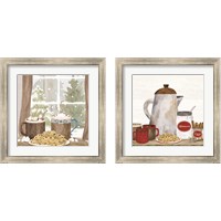 Framed 'Hot Chocolate Season 2 Piece Framed Art Print Set' border=