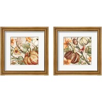 Framed 'Autumn Vines 2 Piece Framed Art Print Set' border=