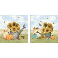 Framed 'Fall Sunshine 2 Piece Art Print Set' border=