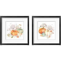 Framed Pumpkin Season 2 Piece Framed Art Print Set