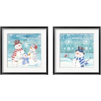Framed Snow Lace 2 Piece Framed Art Print Set