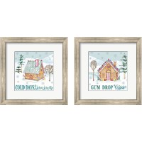 Framed 'Holiday Trimmings 2 Piece Framed Art Print Set' border=