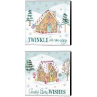 Framed 'Holiday Trimmings 2 Piece Canvas Print Set' border=