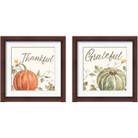 Framed 'Happy Harvest 2 Piece Framed Art Print Set' border=