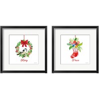 Framed Holiday 2 Piece Framed Art Print Set