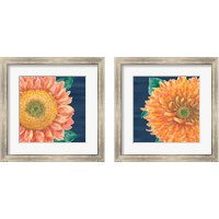 Framed 'Floral Drama 2 Piece Framed Art Print Set' border=