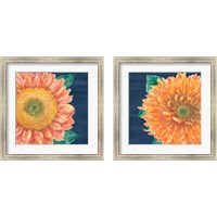 Framed 'Floral Drama 2 Piece Framed Art Print Set' border=